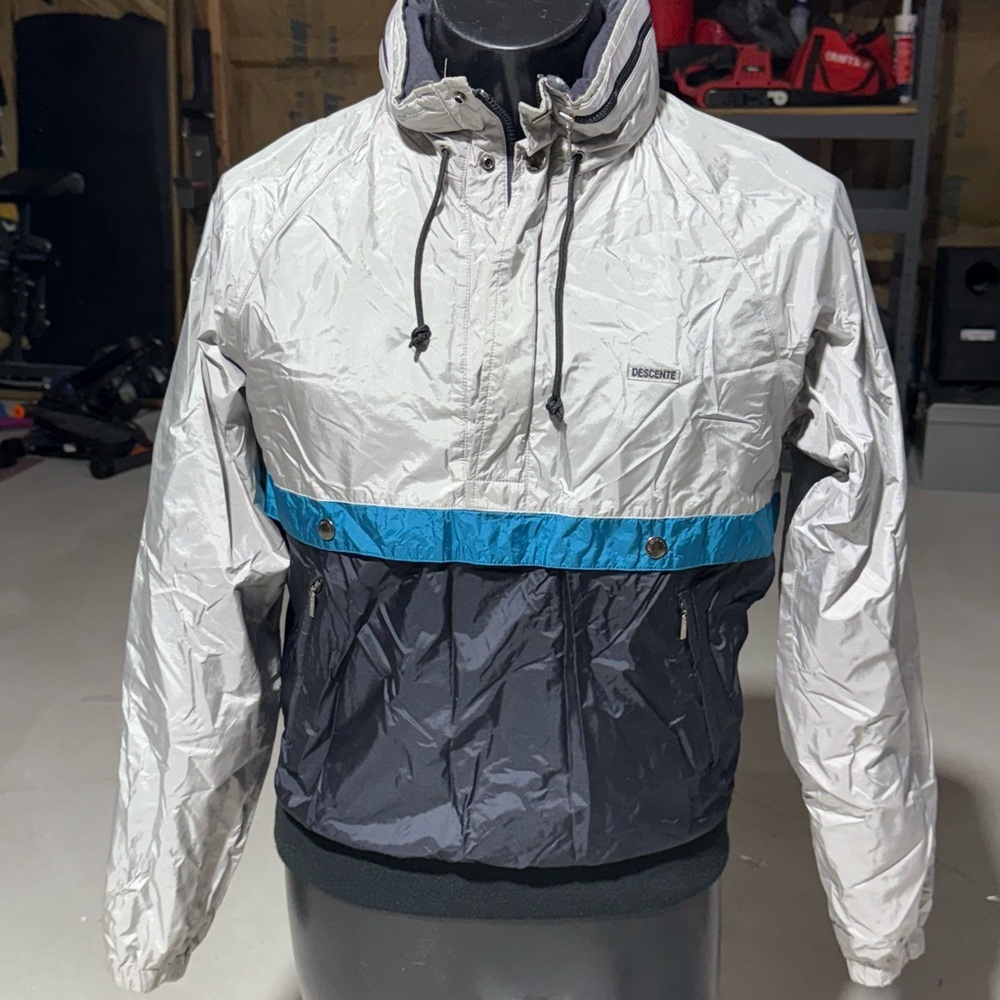 Vintage Descente Ski Jacket Coat Hood Mens Size Small